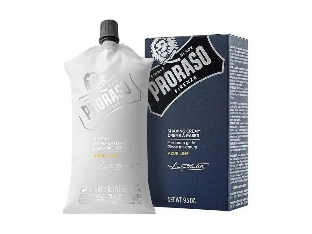 Omezená Nabídka PRORASO Azur Lime Krém na holení s vůní limetky a citrusů 275ml