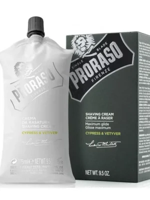 PRORASO Cypress Krém na holení s vůní cypřiše a asijské trávy vetyver 275ml Akce