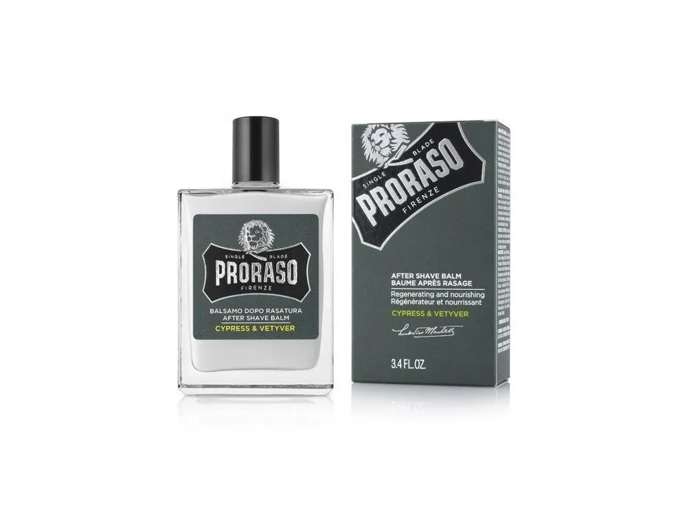 PRORASO Cypress Balzám po holení s vůní cypřiše a asijské trávy vetyver 100ml Nakupujte Hned