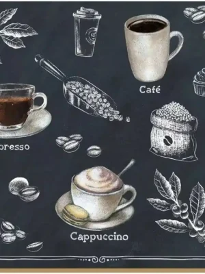 Super Cena Easy Life Papírový ubrousek Barista 33×33 cm 20 ks
