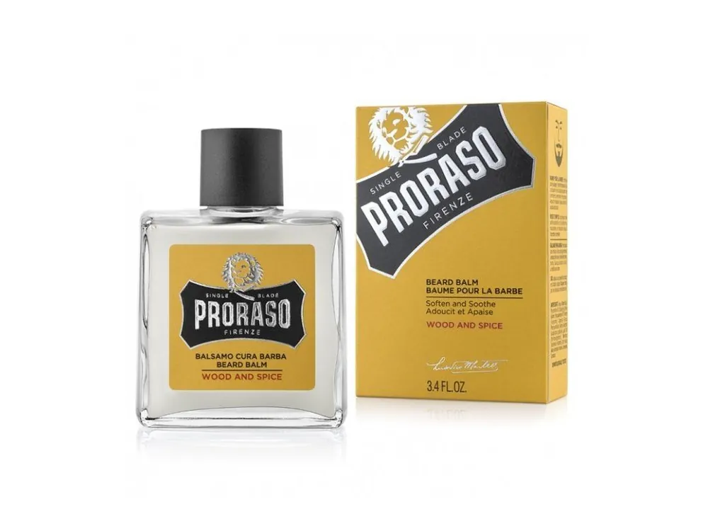 PRORASO Wood and Spice Balzám na vousy s vůní cedrového dřeva a koření 100ml Speciální Cena