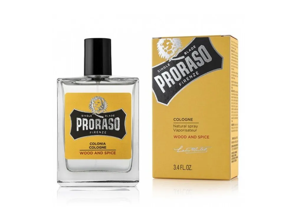 PRORASO Wood and Spice Kolínská s vůní cedrového dřeva a koření 100ml Originální
