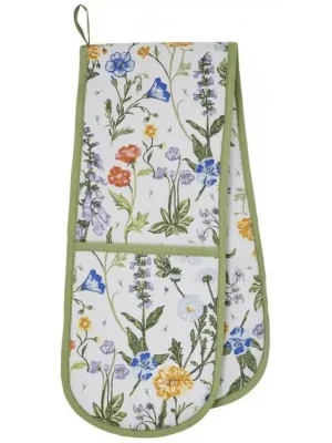 Výhodná Nabídka Ulster Weavers Kuchyňská dvojitá rukavice Cottage Garden 100% bavlna
