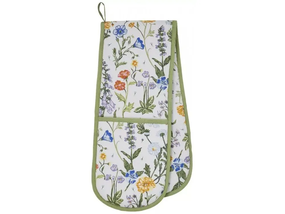 Výhodná Nabídka Ulster Weavers Kuchyňská dvojitá rukavice Cottage Garden 100% bavlna