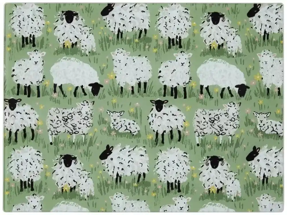 Poslední Šance Ulster Weavers Skleněné krájecí prkénko Woolly Sheep 40 x 30 cm