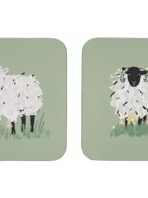 Pouze Dnes Ulster Weavers Korkové podložky Woolly Sheep10,5 x 10,5 cm 4 ks