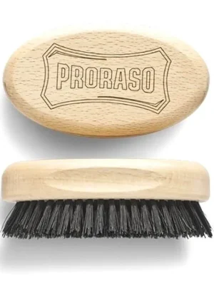 Nová Kolekce PRORASO Dřevěný kartáč na plnovous - velký 10,7 x 6,3 cm