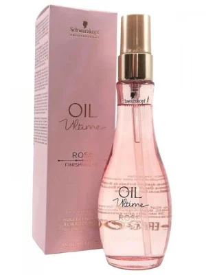 SCHWARZKOPF Oil Ultime Rose Finishing Oil 100ml - vyživující sérum s olejem z růží Super Cena