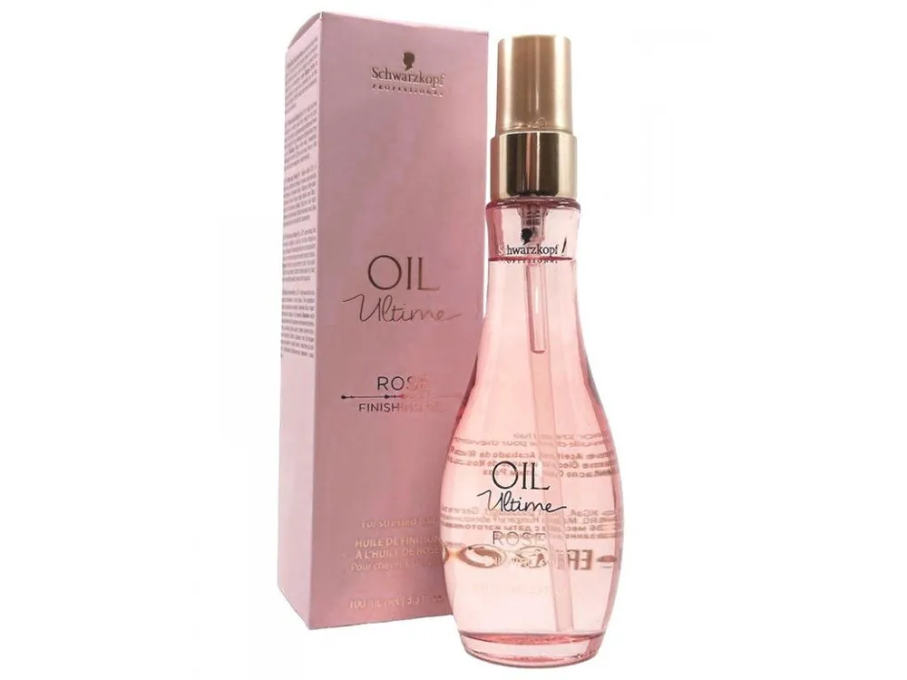 SCHWARZKOPF Oil Ultime Rose Finishing Oil 100ml - vyživující sérum s olejem z růží Super Cena