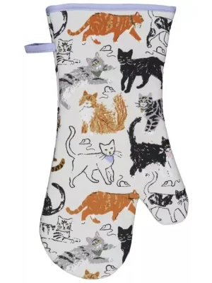 Ulster Weavers Textilní kuchyňská rukavice (chňapka) Feline Friends 20 x 37 cm Výprodej