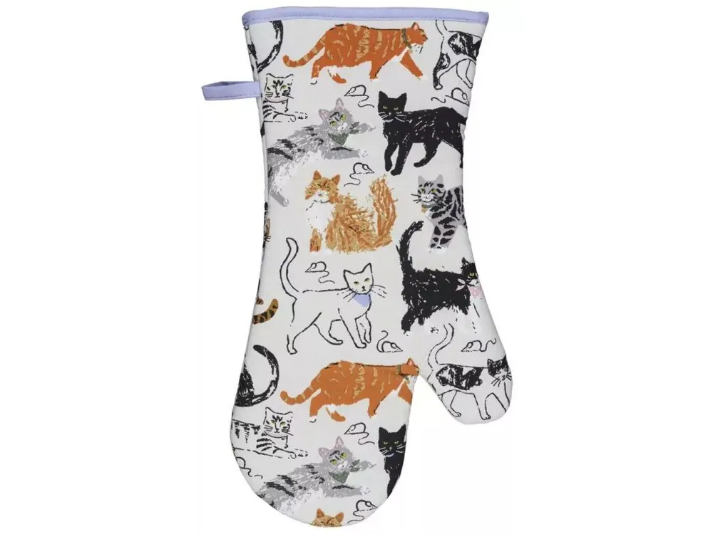 Ulster Weavers Textilní kuchyňská rukavice (chňapka) Feline Friends 20 x 37 cm Výprodej