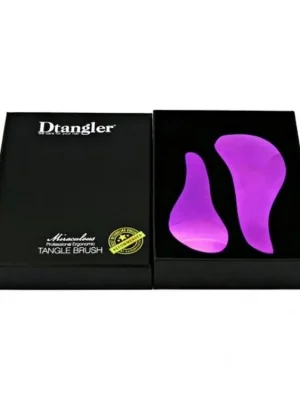 Expresní Doručení DTANGLER PURPLE SET Profesionální rozčesávací kartáče na vlasy s rukojetí - purpurové 2ks