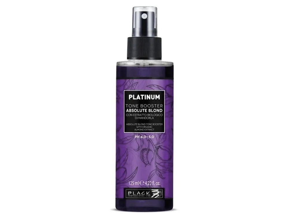 BLACK Platinum Absolute Blond Tone Booster 125ml - tonovací sprej pro bílou blond Levný