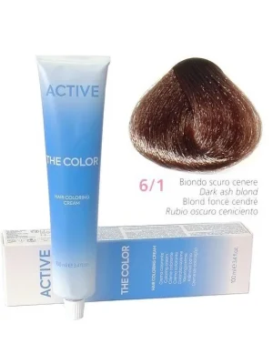 ACTIVE The Color Permanentní krémová barva - Tmavě popelavá blond 6-1 Must-Have