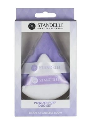 Aktuální STANDELLI Professional Powder puff Duo Labutěnka na pudr fialová bílá dva kusy