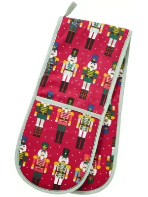 Cenově Výhodný Ulster Weavers Kuchyňská dvojitá rukavice Nutcracker Red 100% bavlna