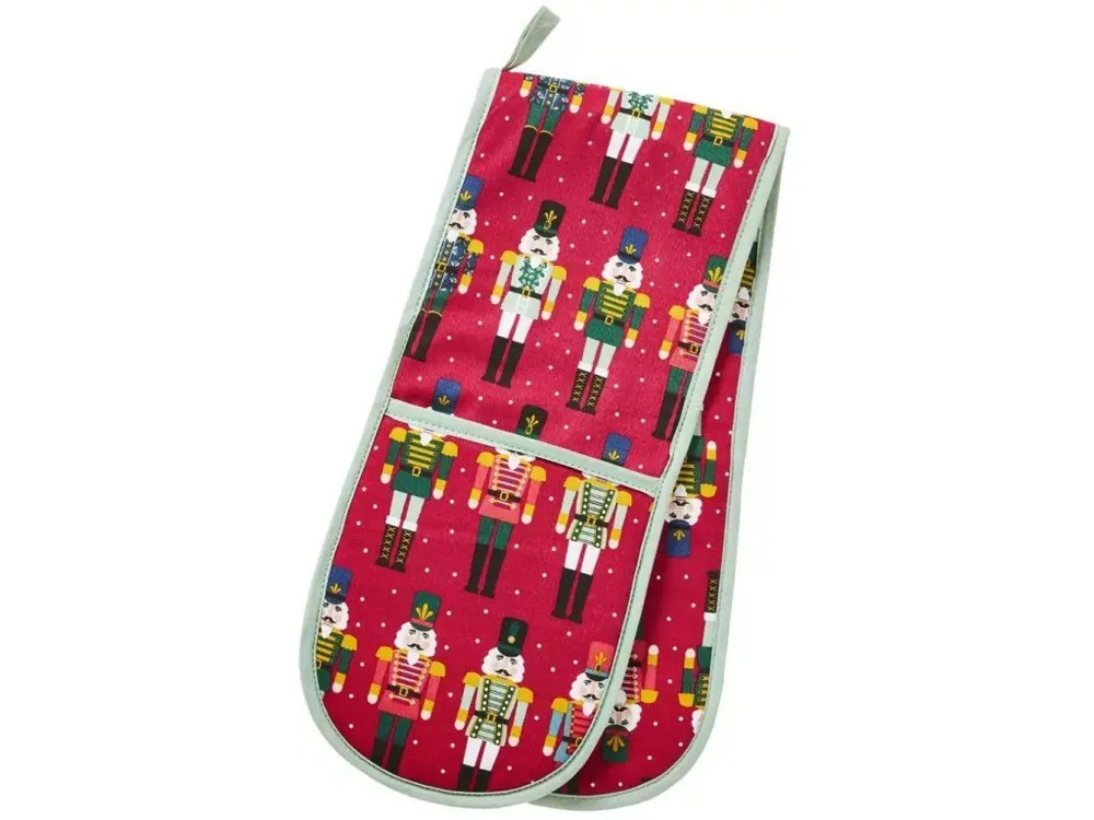 Cenově Výhodný Ulster Weavers Kuchyňská dvojitá rukavice Nutcracker Red 100% bavlna