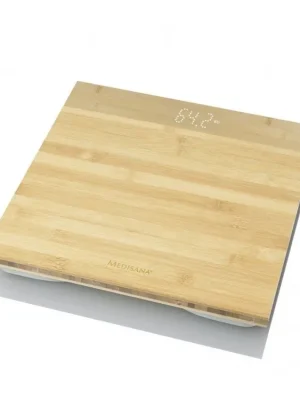 Doprava Zdarma MEDISANA PS 440 Digitální osobní váha do 180kg v designu z pravého bambusu