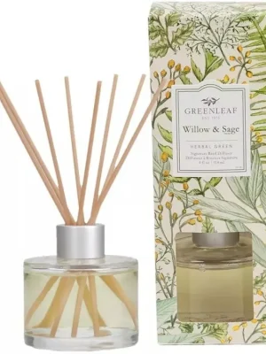 Novinka Greenleaf Vonný difuzér Willow & Sage (vrba a šalvěj ) 118 ml
