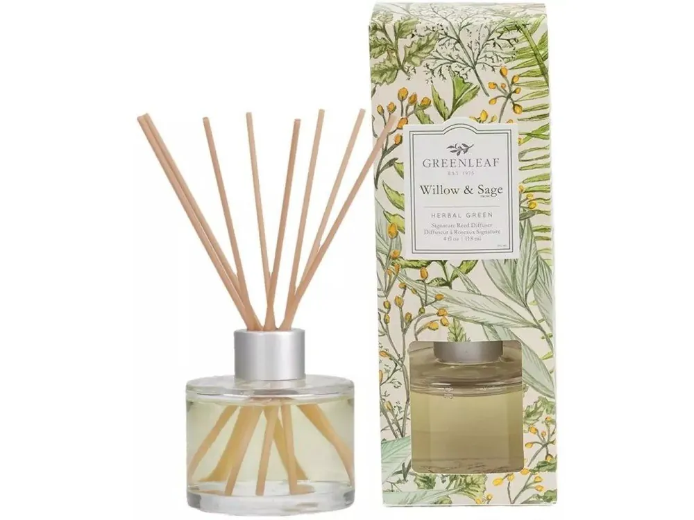Novinka Greenleaf Vonný difuzér Willow & Sage (vrba a šalvěj ) 118 ml