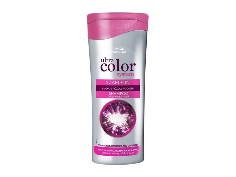 JOANNA Ultra Color Pink Shampoo 200ml - šampon pro blond, zesvětlené vlasy Nejlepší Volba