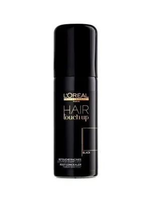 LOREAL Professionnel Hair Touch Up Black 75ml - sprej pro krytí šedin a odrostů - černý Koupit Online