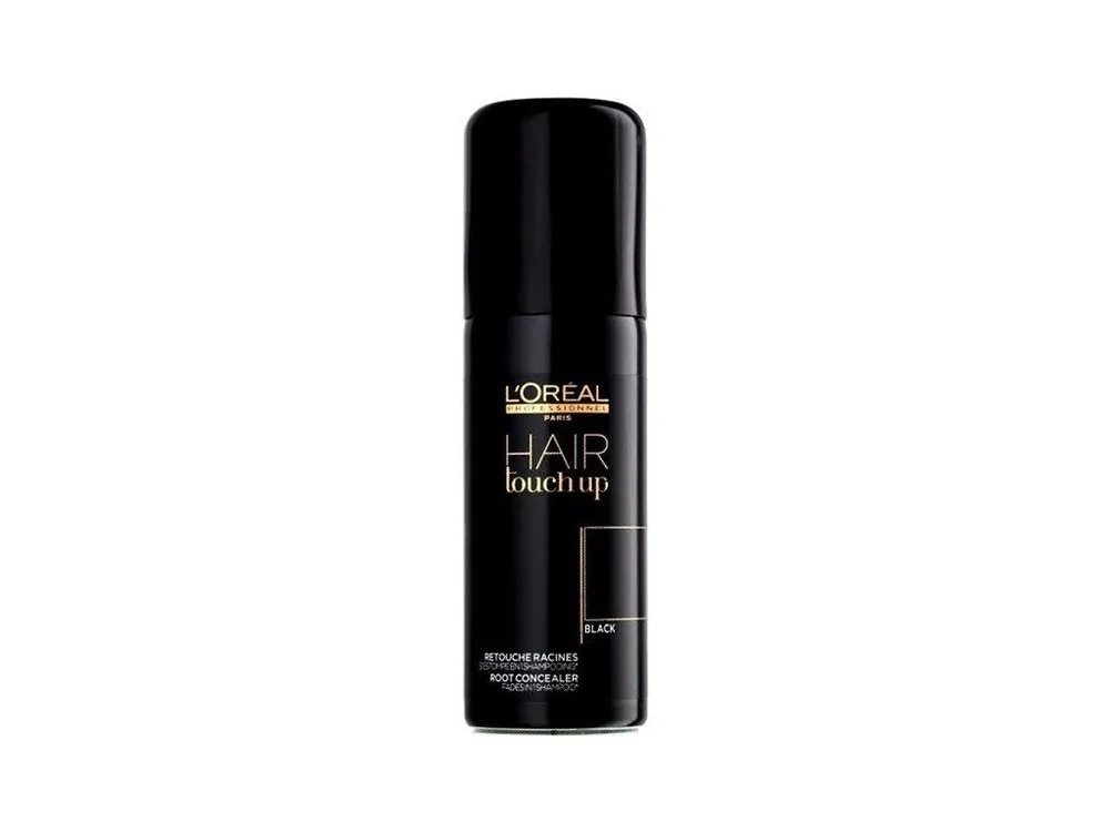 LOREAL Professionnel Hair Touch Up Black 75ml - sprej pro krytí šedin a odrostů - černý Koupit Online