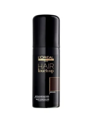 Pouze Dnes LOREAL Professionnel Hair Touch Up Brown 75ml - sprej pro krytí šedin a odrostů - hnědý
