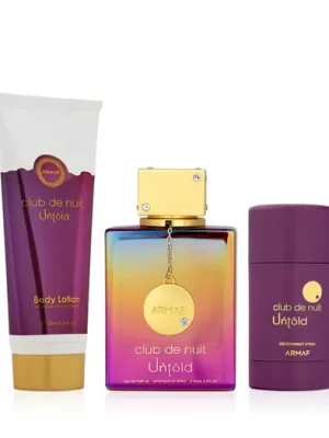 Nejlepší Cena Armaf Club de Nuit Untold EDP 105 ml + DST 75 g + BL 100 ml UNISEX