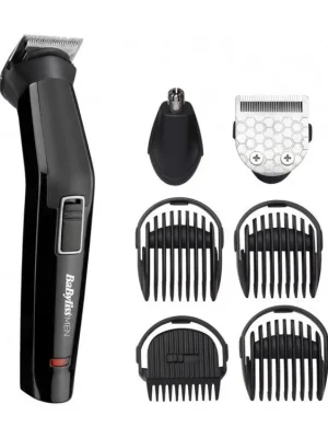 BABYLISS Men MT725E Multi 6v1 - multifunkční zastřihovač vlasů, vousů a chloupků Víkendová Akce