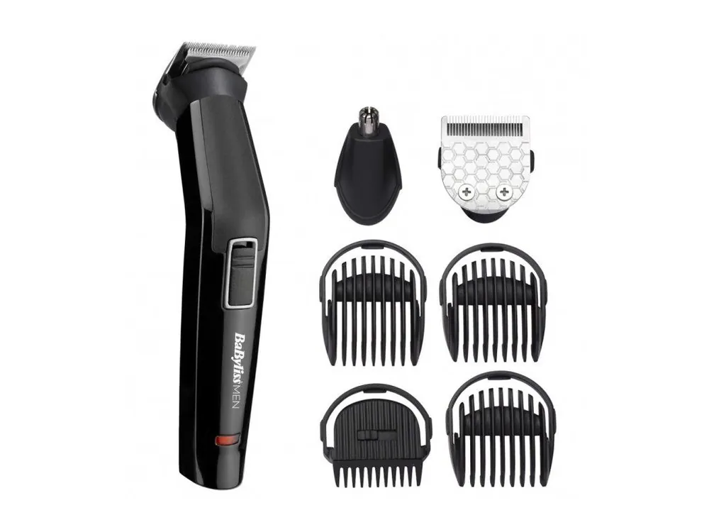 BABYLISS Men MT725E Multi 6v1 - multifunkční zastřihovač vlasů, vousů a chloupků Víkendová Akce
