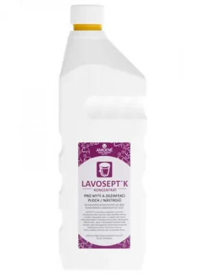 Dokud Zásoby Vydrží LAVOSEPT K Podlahy Koncentrát na dezinfekci ploch a nástrojů 1000ml - s vůní citronu