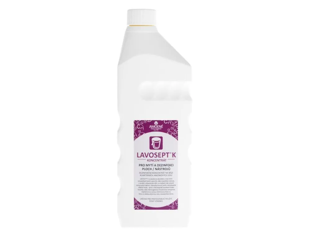 Bezpečná Platba LAVOSEPT K Podlahy Koncentrát na dezinfekci ploch a nástrojů 500ml - s vůní citronu