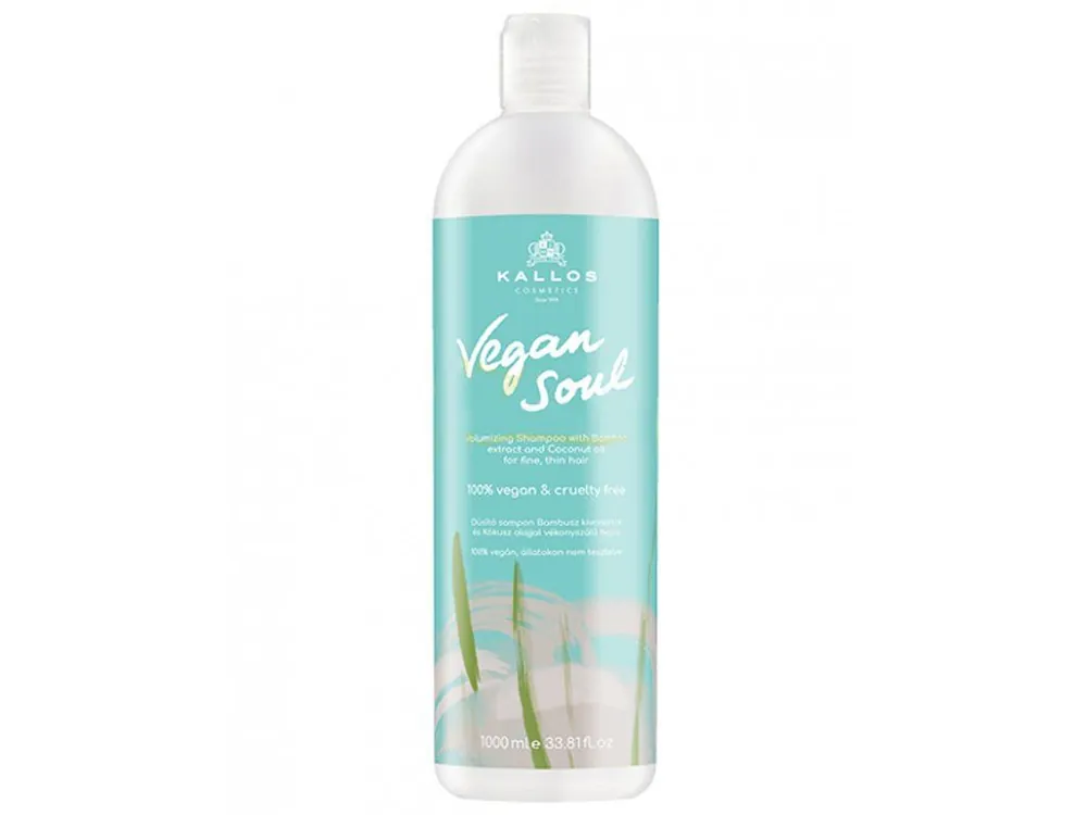 KALLOS Vegan Soul Volumizing Shampoo 1000ml - šampon bez silikonůpro objem vlasů Nakupujte Hned