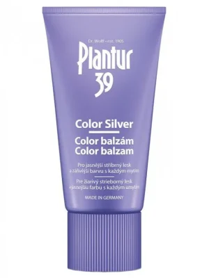 Nejlepší Cena PLANTUR 39 Color Silver kofeinový balzám pro stříbrný lesk blond vlasů 150ml