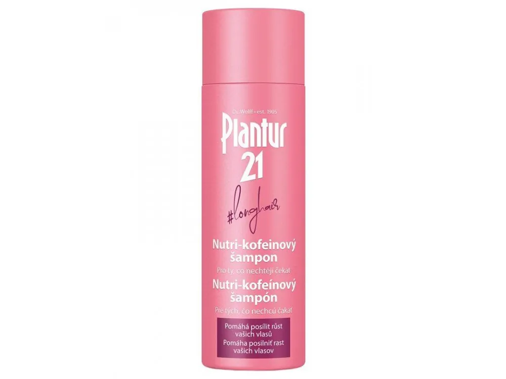 PLANTUR 21 Longhair Nutri-kofeinový šampon pro posílení růstu vlasů 200ml Hit Sezóny