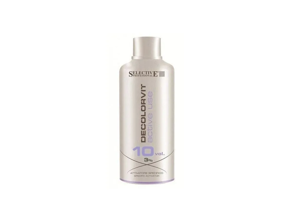 Objednat Nyní SELECTIVE Professional 3% (10vol) Decolorvit Active Use- emulzní peroxid anti-yellow 750ml