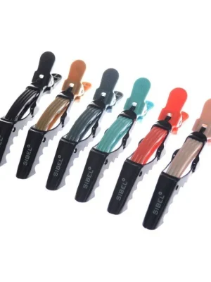 SIBEL Strong Crocodile Color 6ks - klipsy do vlasů 11cm - barevné Objednat Nyní