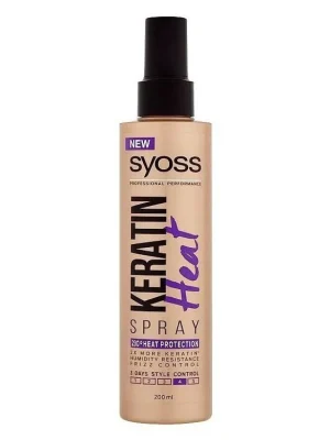 Přímo Od Výrobce SYOSS Professional Keratin Heat Spray 200ml - ochranný sprej před teplem do 230°C