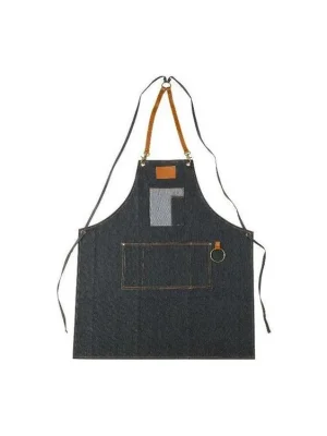 Víkendová Akce BARBURYS Macho Holičská zástěra Denim Apron - modrá