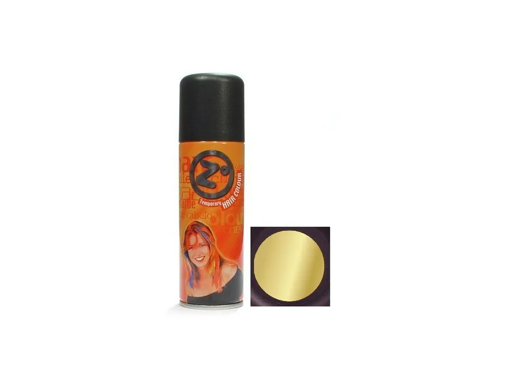 Z GOOD MARK Gold Barevný lak na vlasy 125ml - Barva na vlasy ve spreji - zlatá Must-Have