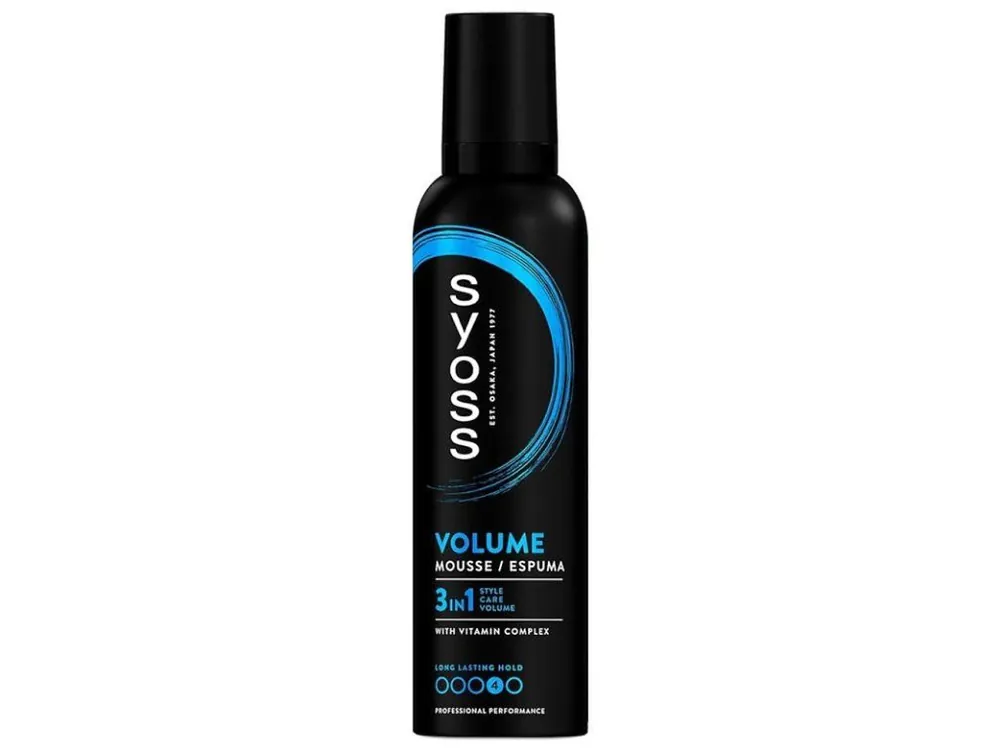 SYOSS Professional VOLUME 3in1 Mousse pěnové tužidlo pro maximální objem vlasů 250ml Jen Po Omezenou Doba