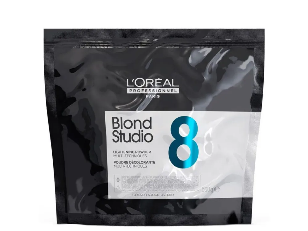 LOREAL Professionnel Blond Studio 8 Multi-Techniques Powder 500g - melír s Pro-Keratinem Originální