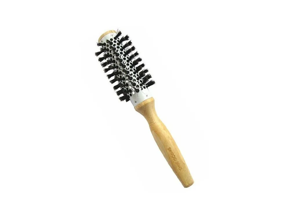 Kup Teď DUKO Kadeřnický materiál Bambusový keramický kulatý kartáč se štětinami z divočáka - 31mm