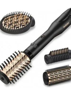 Bezpečná Platba BABYLISS AS970E Ultimate 650W Ionic - horkovzdušný rotační kartáč se čtyřmi nástavci