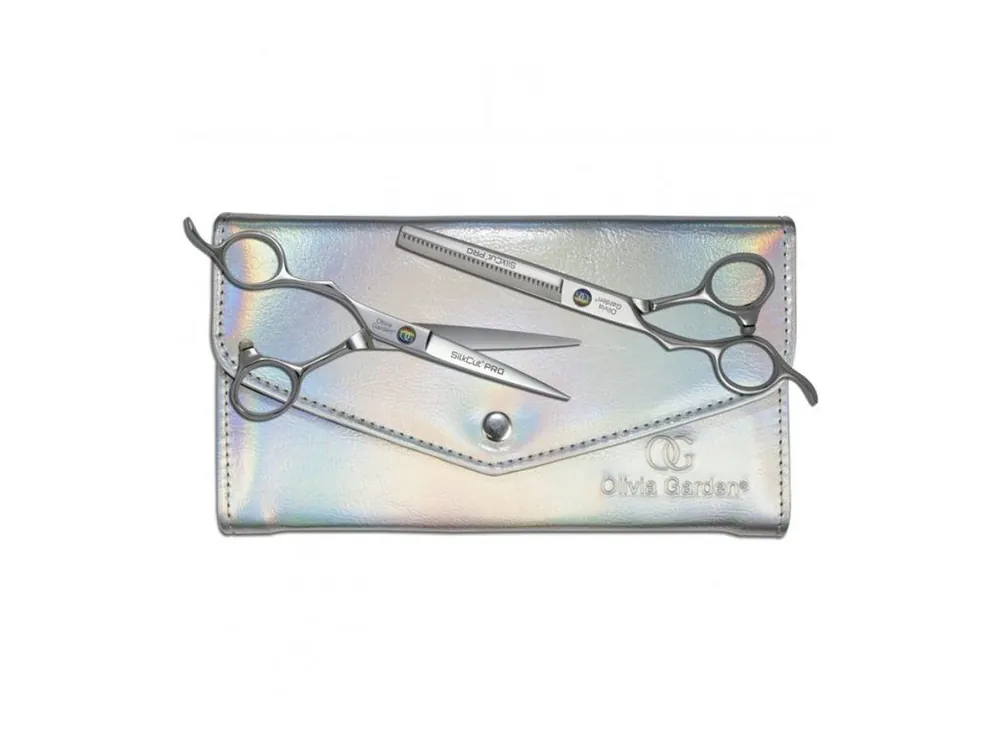 OLIVIA GARDEN SilkCut Pro PRIDE EDITION Set - sada profi kadeřnických nůžek pro praváky Rychlé Dodání