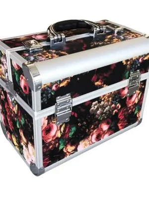 Bezpečná Platba ALU kufr Rose Profesionální kadeřnický kufr ve stylovém designu Black Rose