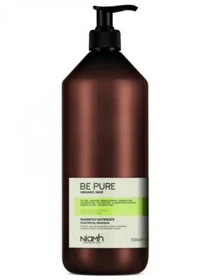 NIAMH Be Pure Nourishing Shampoo 1000ml - výživný šampon pro jemné, slabé a vysušené vlasy Zlevněný
