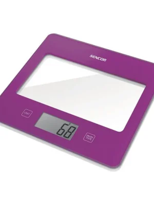 Sleva SENCOR SKS 5025VT Víceúčelová malá váha do 5000g, přesnost 1g - fialová