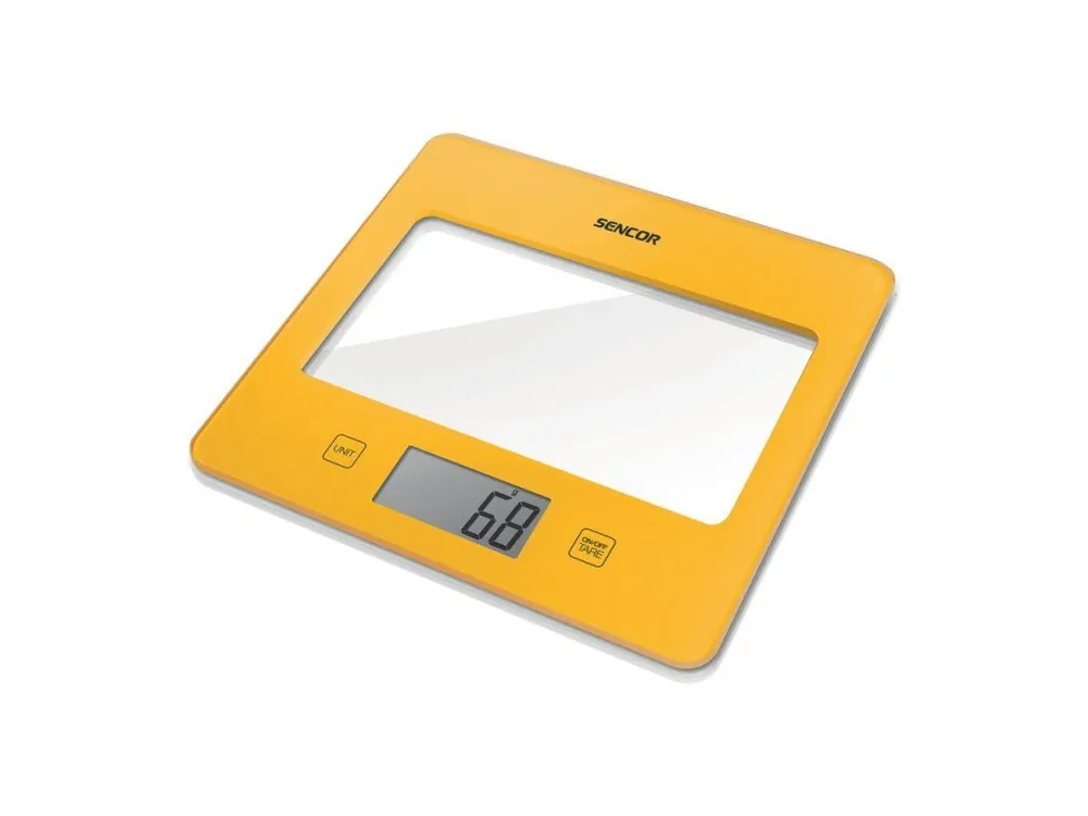 Koupit Online SENCOR SKS 5026YL Víceúčelová malá váha do 5000g, přesnost 1g - žlutá